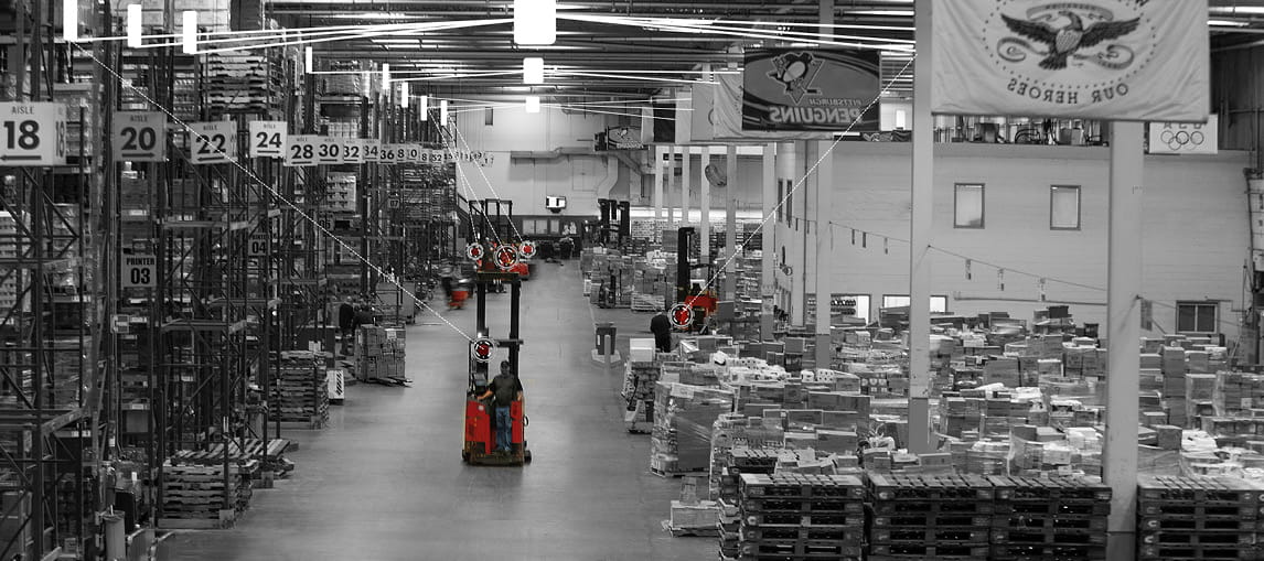 Raymond Forklift in a warehouse