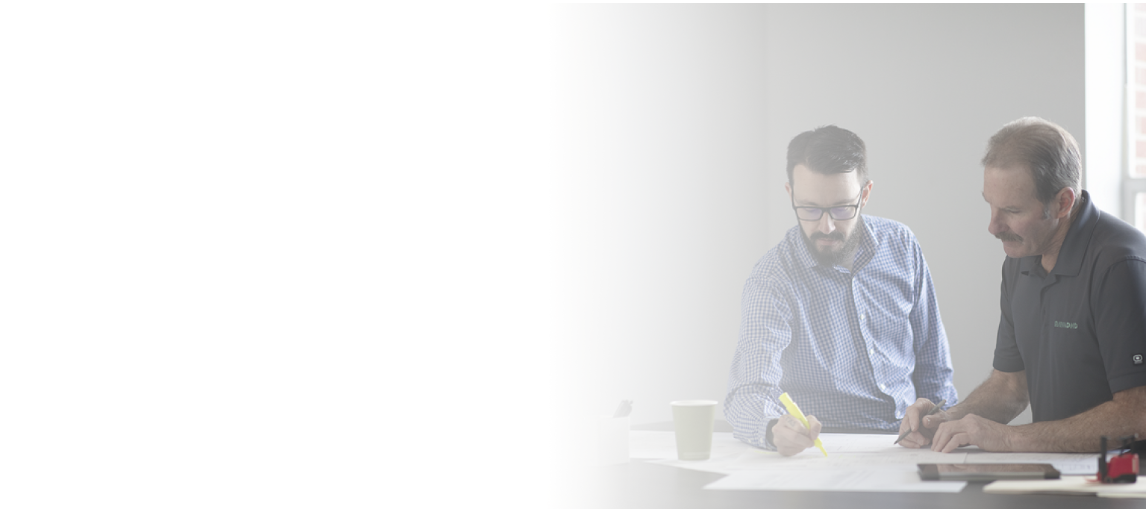 man reviewing documents