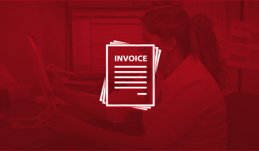 line drawing of invoice