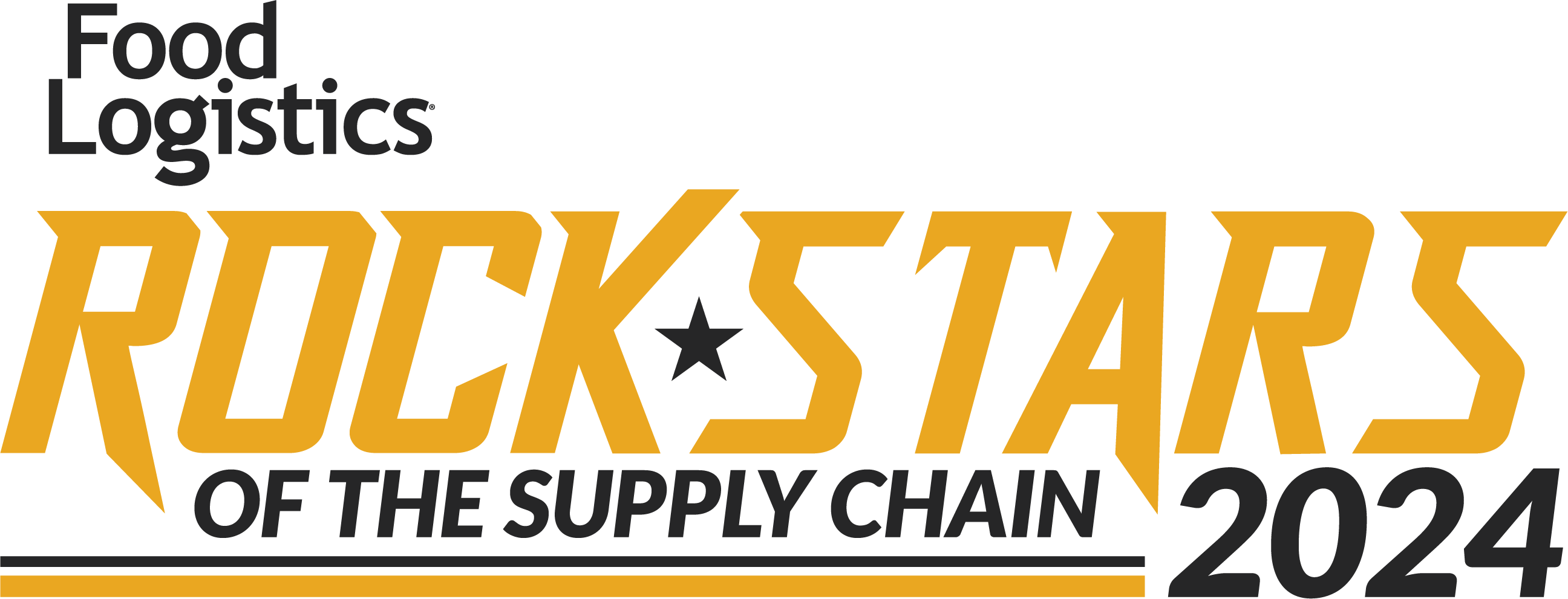 2024 Food Logistics Rockstars of the Supply Chain logo