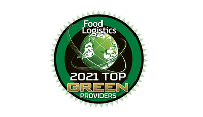 2021 Food Logistics Top Green Providers award goes to Raymond.