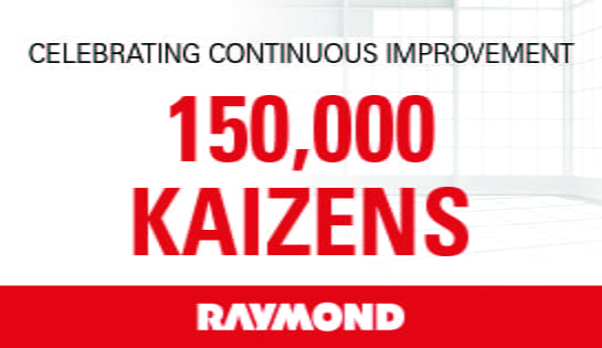 Celebrating Continuous Improvement, 150000 Kaizens, Raymond