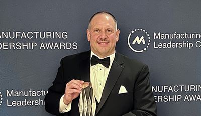 Raymond Awards, Tony Topencik, Manufacturing Leadership Gala 2022, Greene, New York, Operational Excellence,
