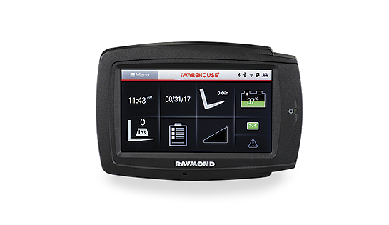 Raymond iWAREHOUSE Telematics display