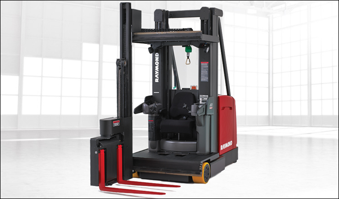 swing reach, turret truck, raymond swing reach