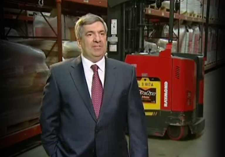 Raymond forklifts, east coast warehouse company