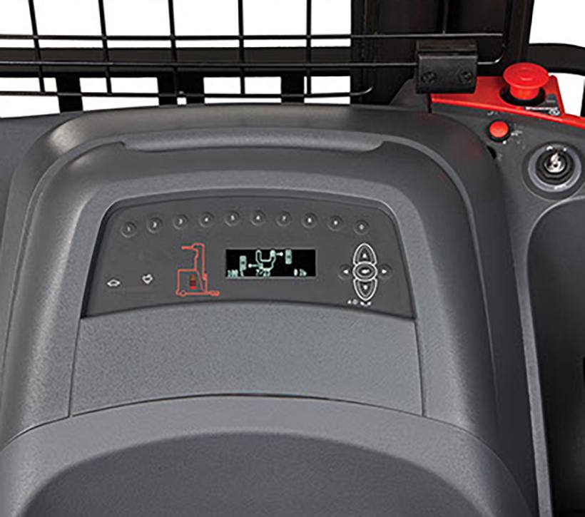 Raymond 7310 4-Directional Reach Battery State of Charge display