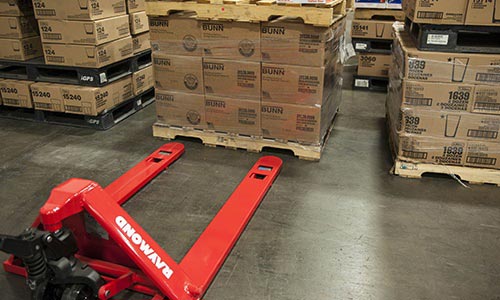 Raymond 4-Way pallet trucks