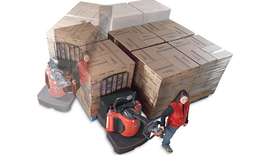 Raymond 8410 End Rider Pallet Jack PowerSteer