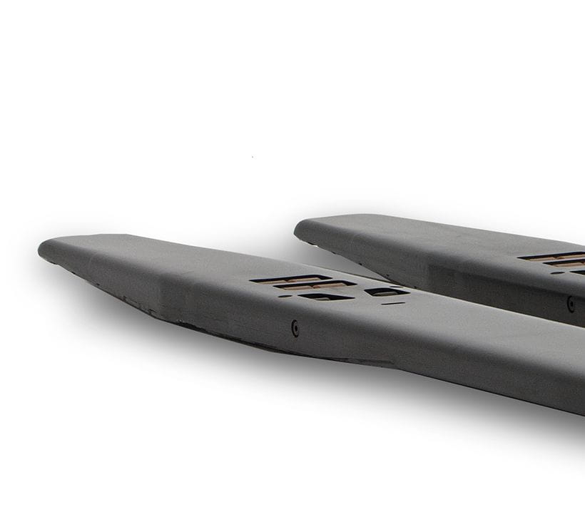 Raymond 8510 Center Rider Pallet Truck Tapered Fork Tips