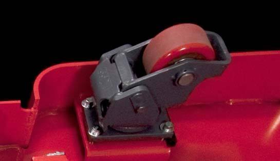 Raymond 8900 Riding Pallet Truck heavy duty casters option