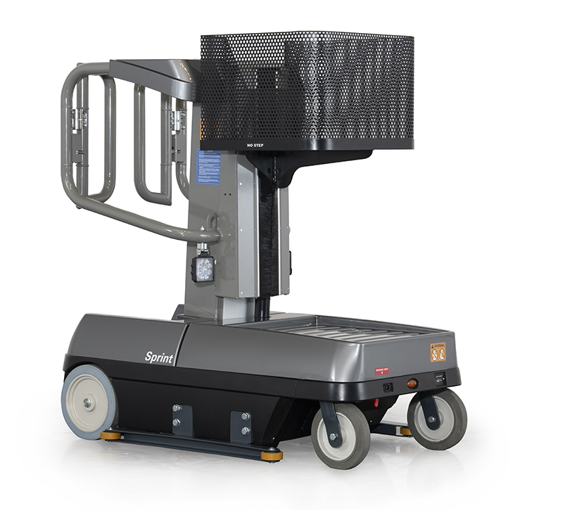 Sprint Aerial Lift, with basket